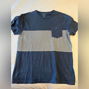 J. Crew striped pocket t-shirt